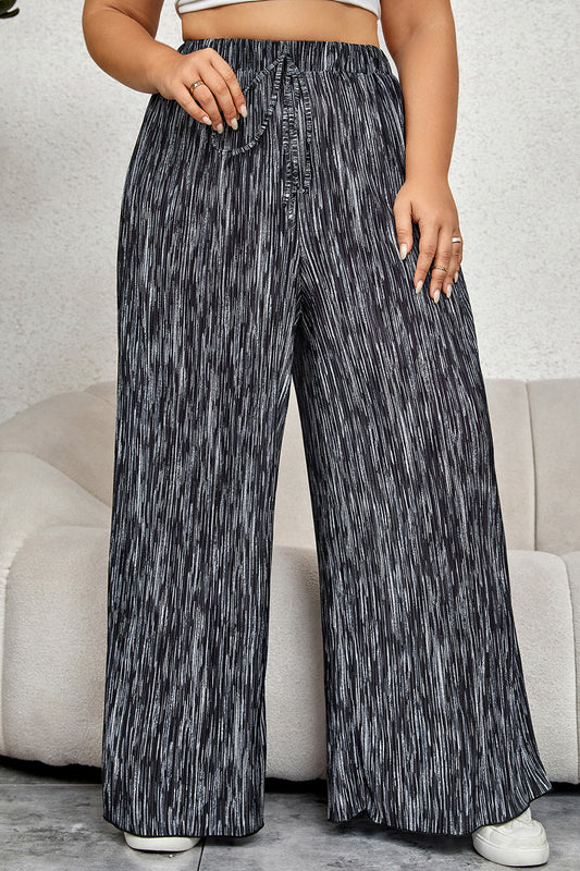 Plus Size High Waist Wide Pants - P Rubi's 