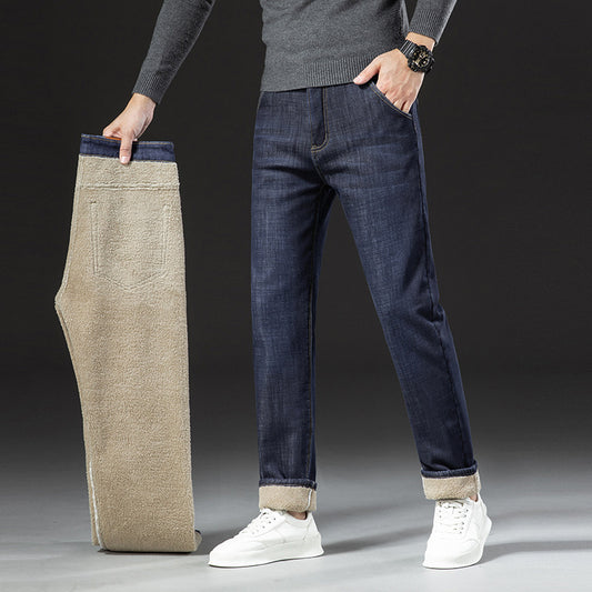 Men's Lambswool Fleece Padded Jeans Winter - P Rubi's 