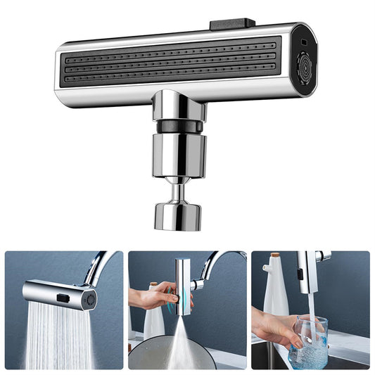 Kitchen Faucet Waterfall Outlet Splash Proof Universal Rotating Bubbler Multifunctional Water Nozzle Extension Kitchen Gadgets - P Rubi's 