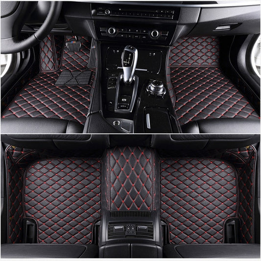 Fully Surrounded Car Leather Floor Mat Pad All Weather Protection - P Rubi's 