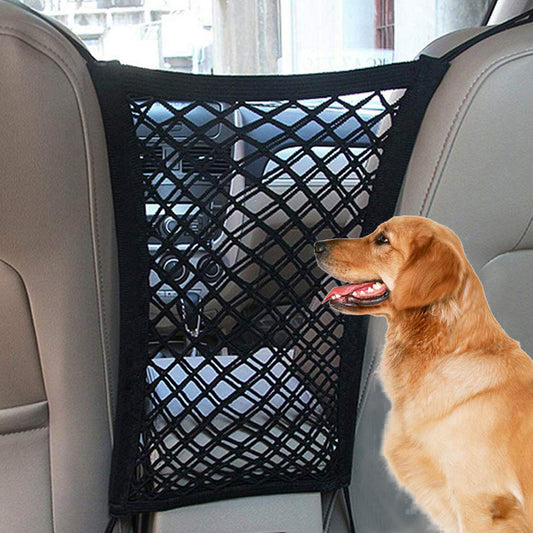 Elastic Car Pet Fence Dog Safety Isolation Net Children Travel Isolation Barrier Mesh Dog Fence Anti-collision Mesh Pet Supplies - P Rubi's 