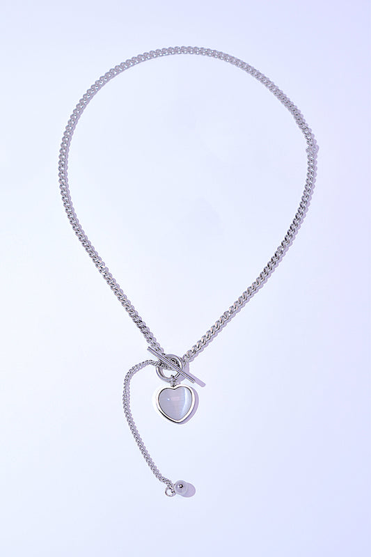 Titanium Steel Heart Necklace - P Rubi's 