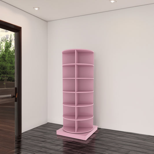 Pink 360 Rotating shoe cabinet 6 layers - P Rubi's 