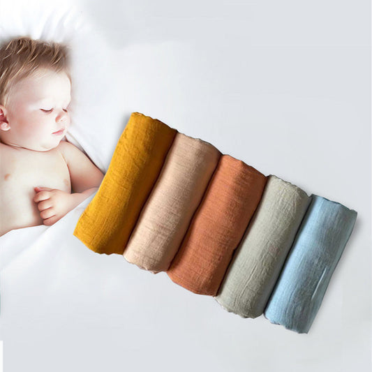 Pure Color Bamboo Cotton Wrap Towels For Newborn Babies - P Rubi's 