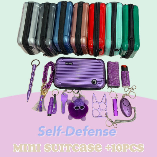 Classic Self-defense Keychain With Portable Mini Suitcase - P Rubi's 