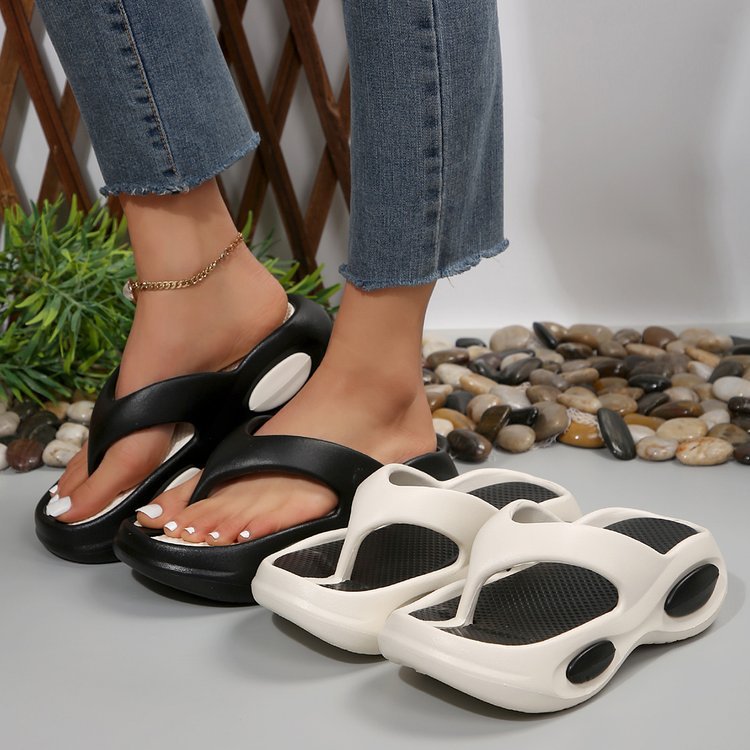 Toe Post Wedge Sandals - P Rubi's 