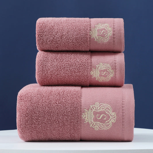 Pure Cotton Towels Three-piece With Hand Bath Towel Class - P Rubi's 