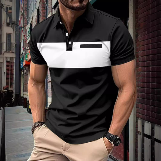 Men's Short Sleeve Polo Shirt Casual Polo Shirt Men's Polo Shirt - P Rubi's 