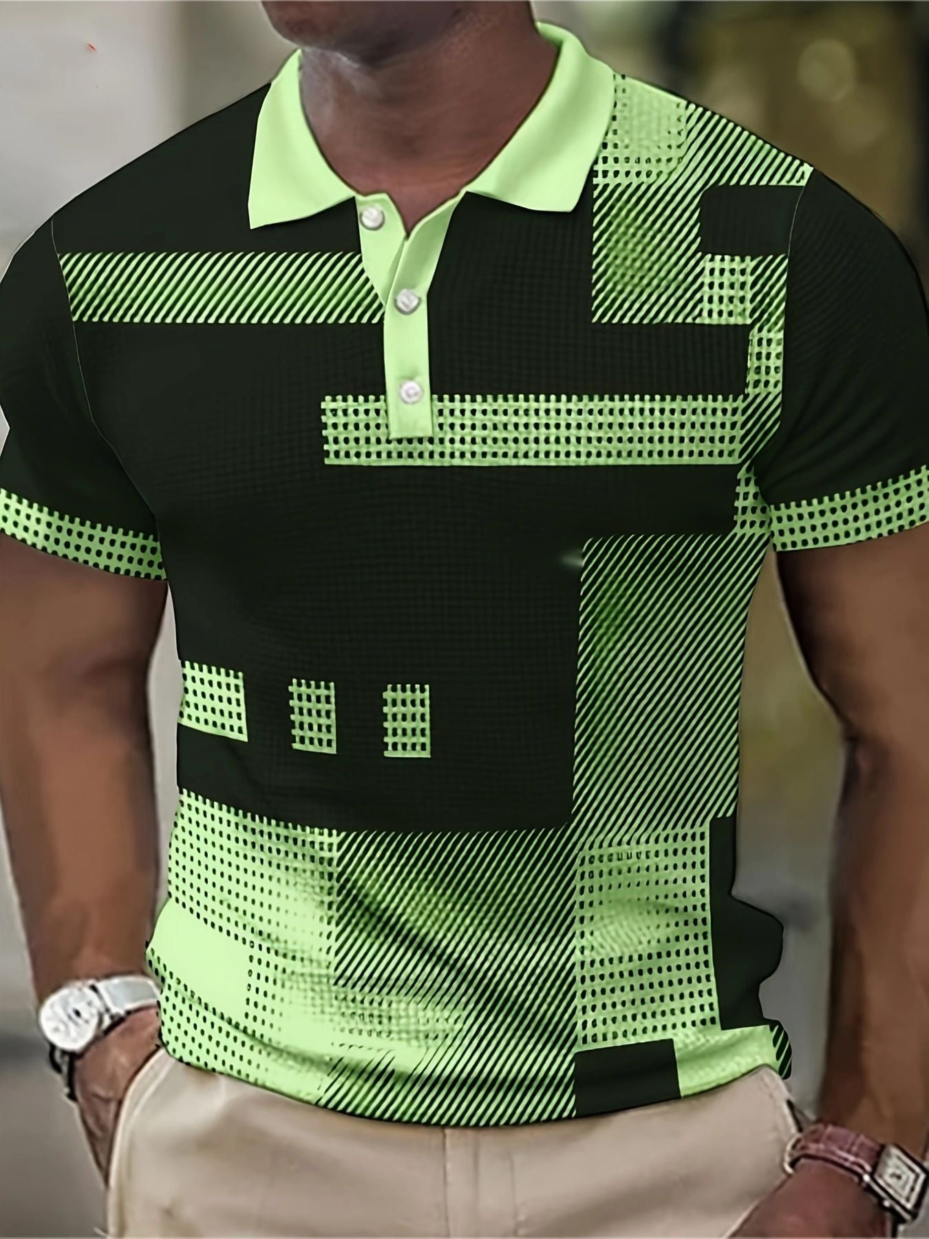 3d Fafger Digital Printing Sports Men's Short Sleeve - P Rubi's 